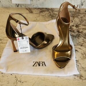 Zara Gold Women's Heels